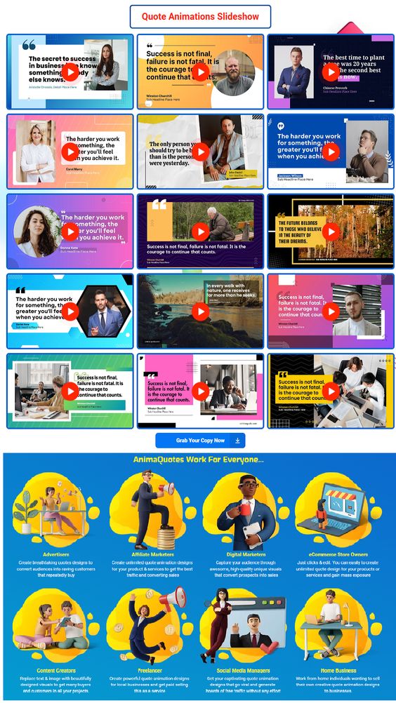 AnimaQuote Canva Animation Templates